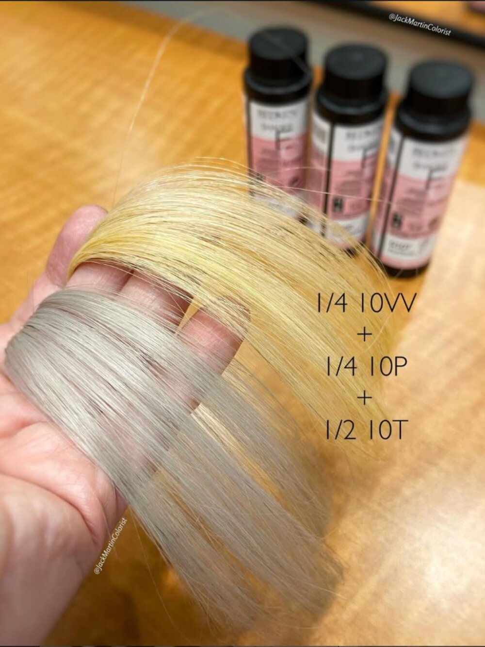 Brassy Blonde Eliminator – REDKEN Shades EQ Gloss Trio (10VV + 10P + 10T)